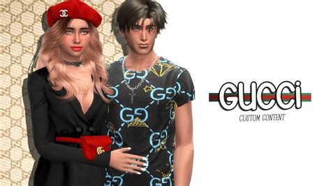 sims 4 guccie dress|sims 4 Gucci deco set.